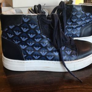 Authentic used Armani boys shoes